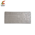 Embossed external panel exterior wall cladding thermal insulation panel